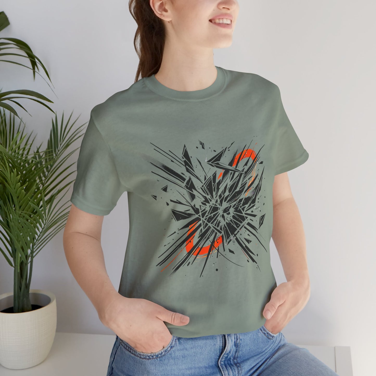 Shattered Glass: Pop Art Minimalistic