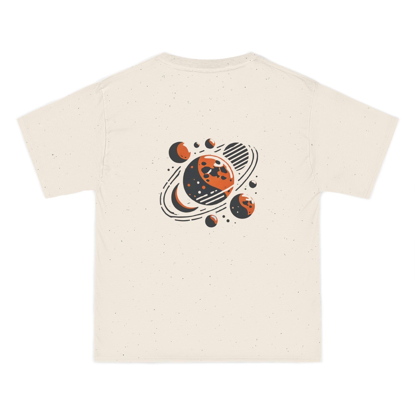 Orbiting
Moons: Minimalist Geometric