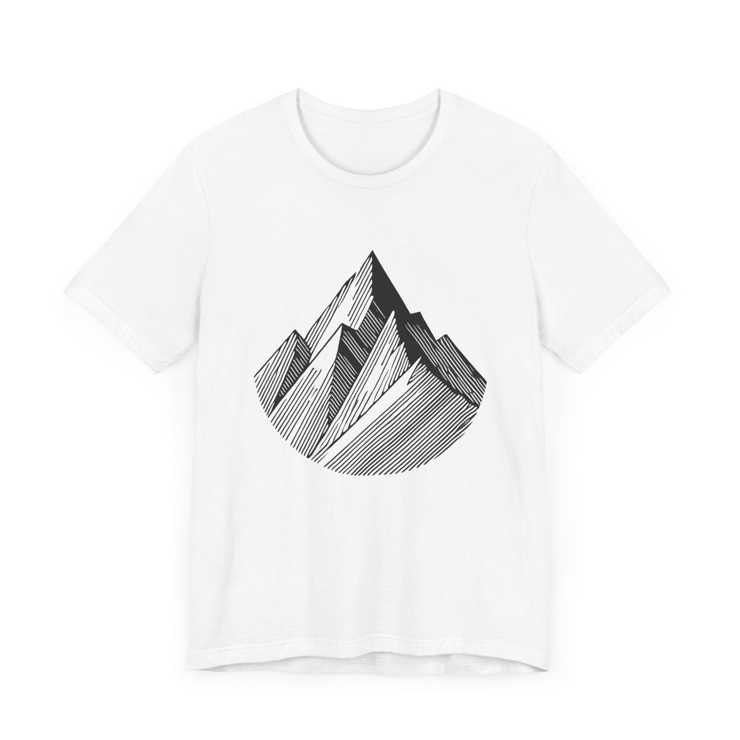 Serene
Mountain: Minimalist Line Art