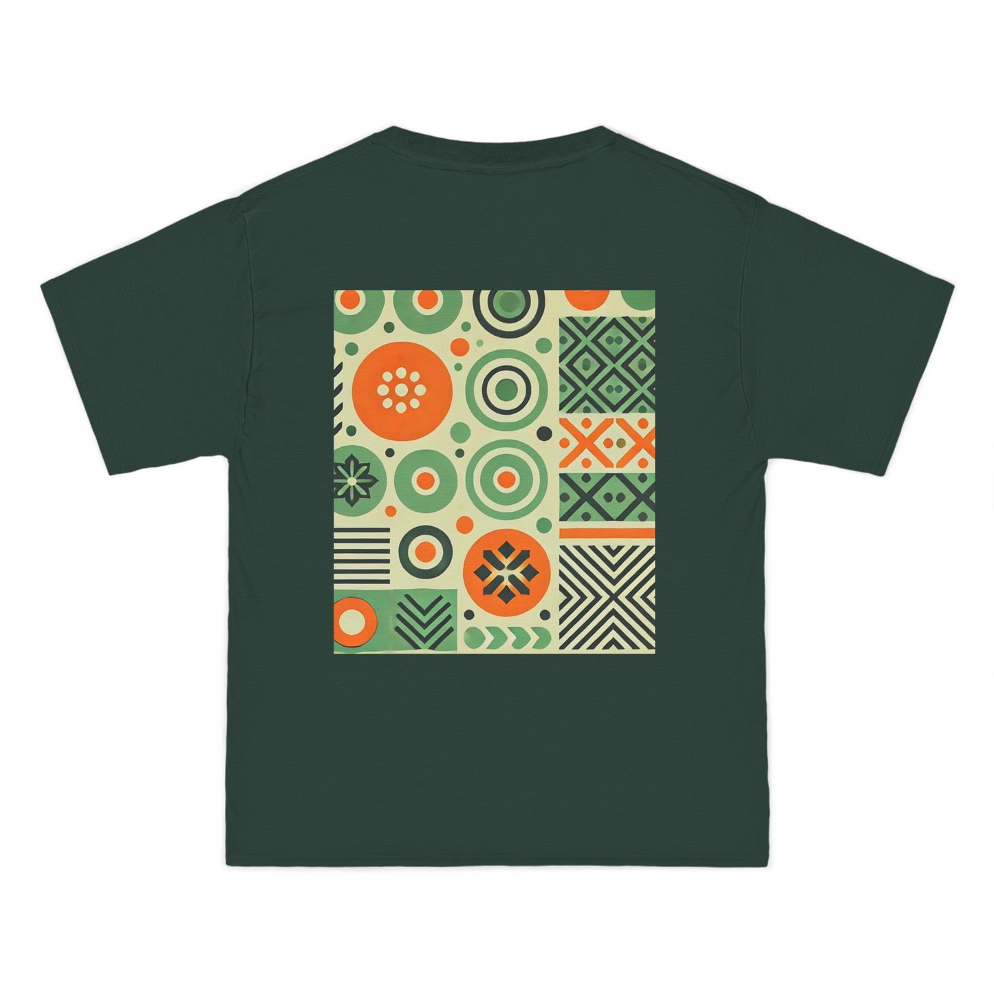 Geometric
Shapes: Floral Orange Vibe