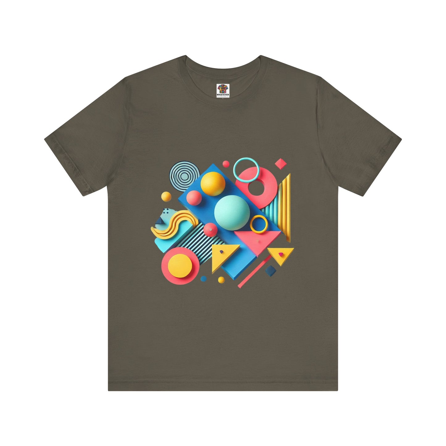 Abstract Geometric Shapes Design: Pop Surrealism