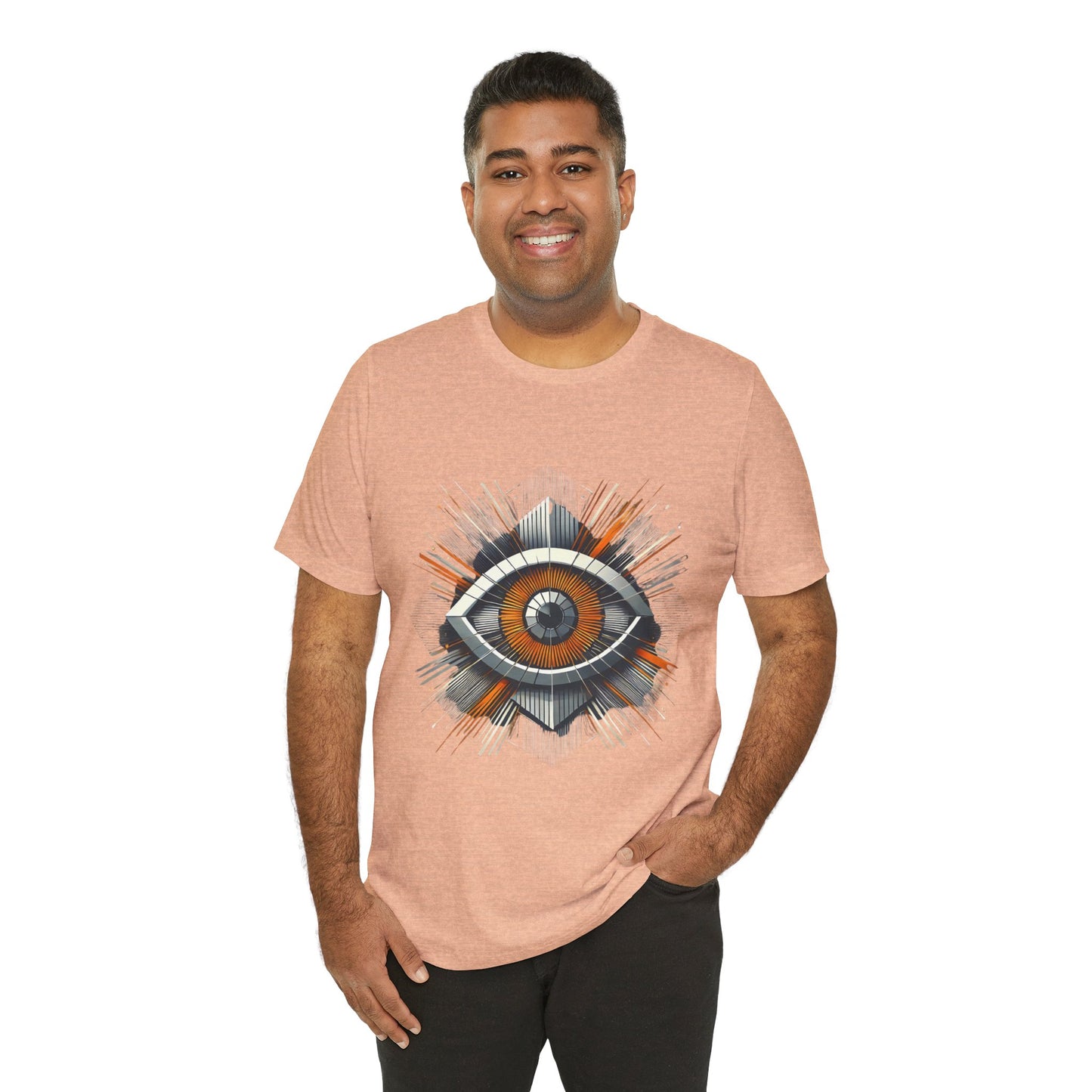Futuristic Eye: Minimalist Geometric