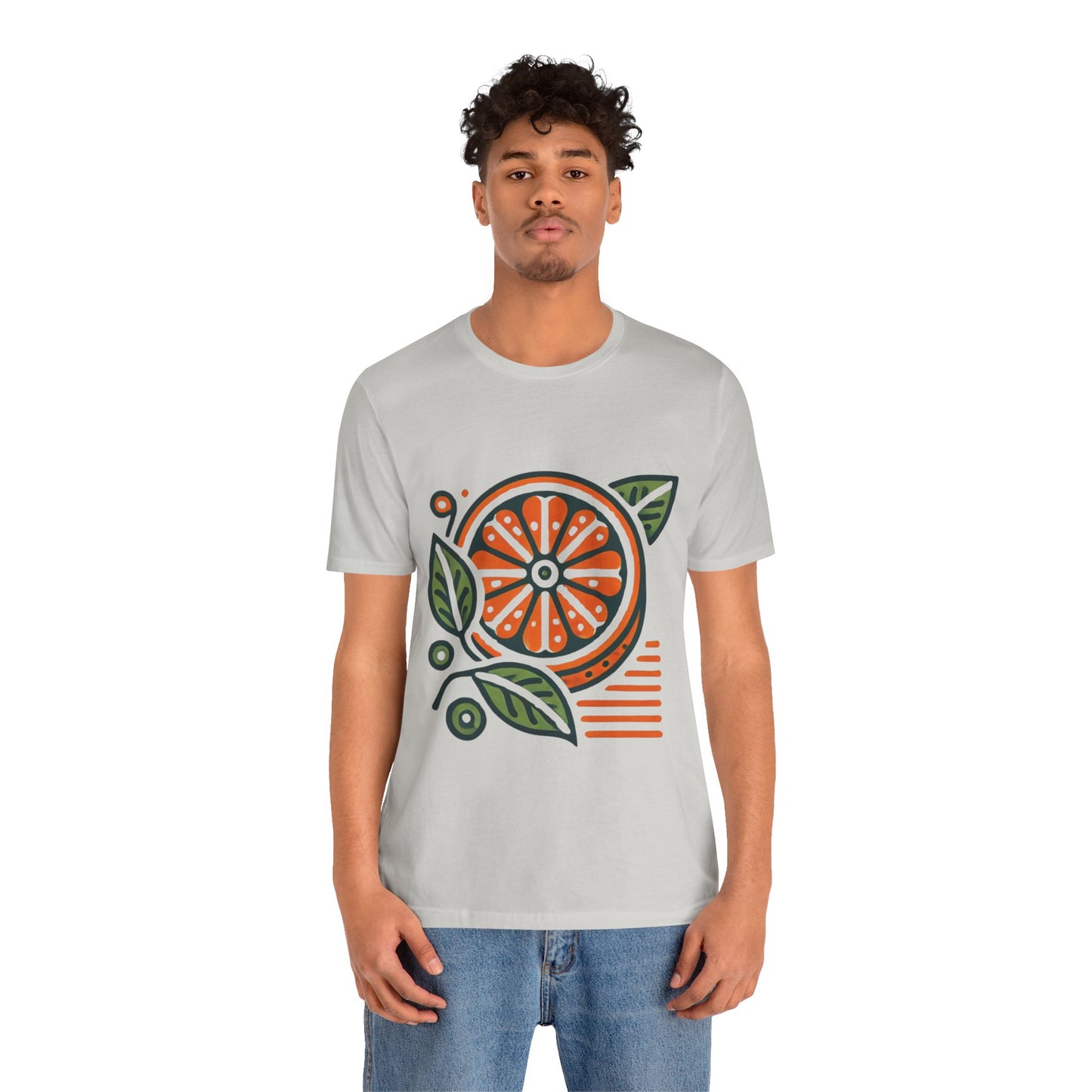 Citrus Slice: Floral Orange Vibe