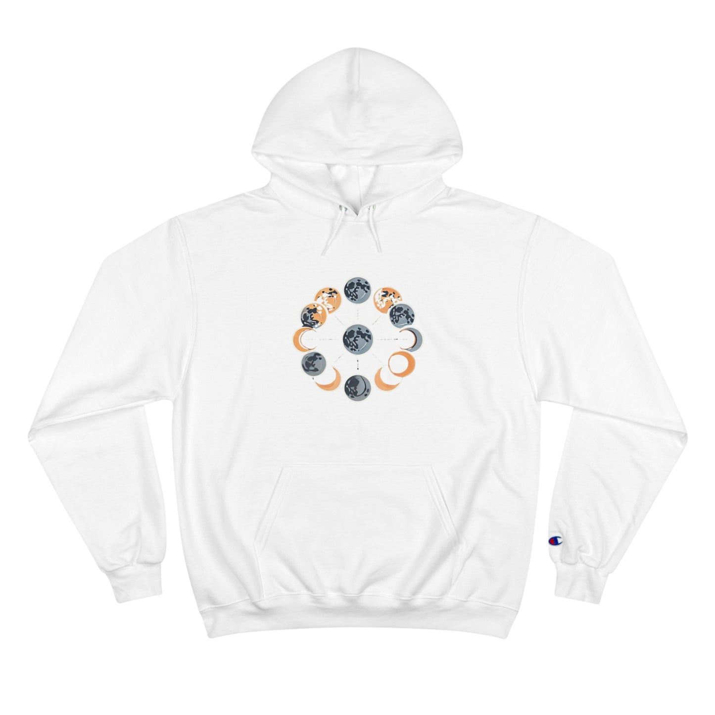Lunar
Phases: Minimalist Geometric