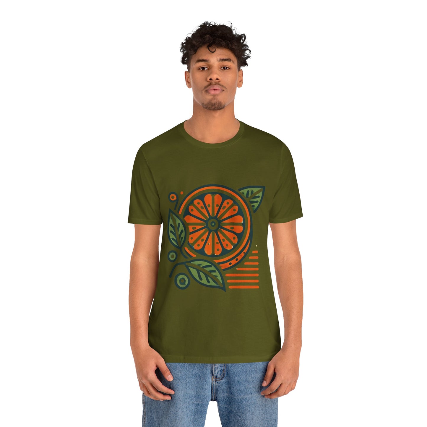 Citrus Slice: Floral Orange Vibe