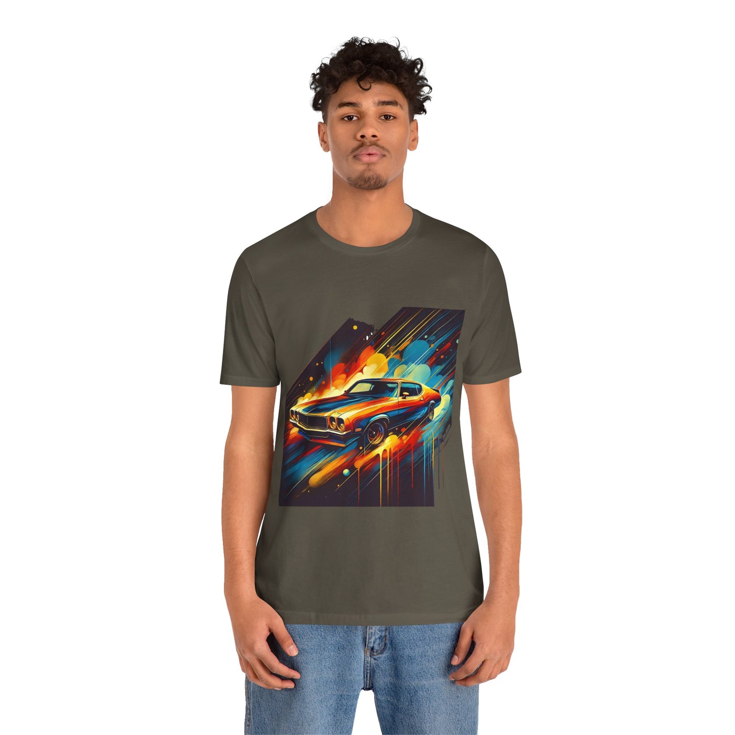 1970s Car: Abstract Splash