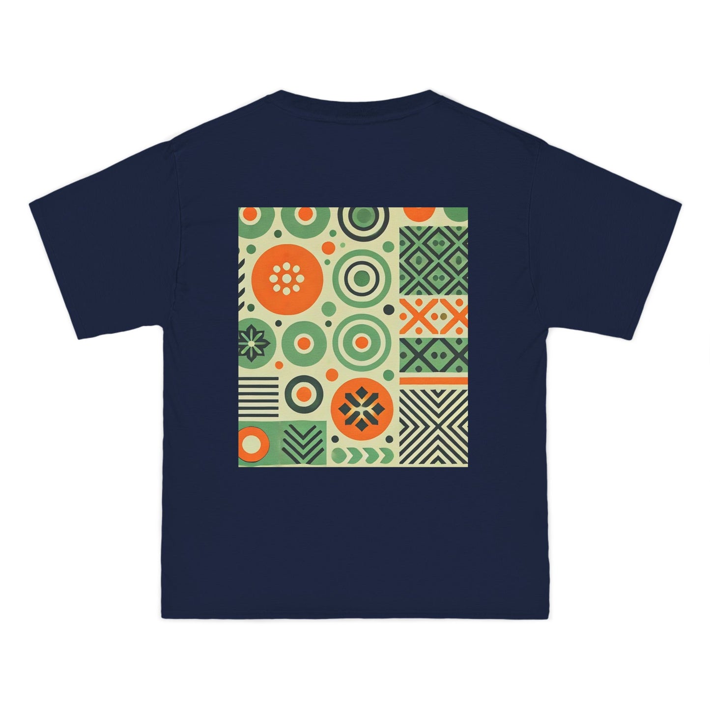 Geometric
Shapes: Floral Orange Vibe