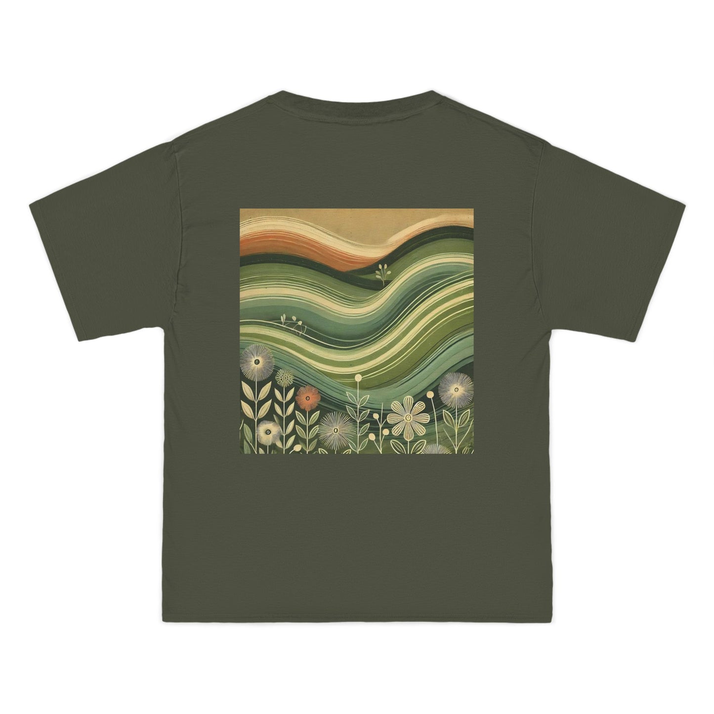 Rolling
Hills: Floral Sepia
