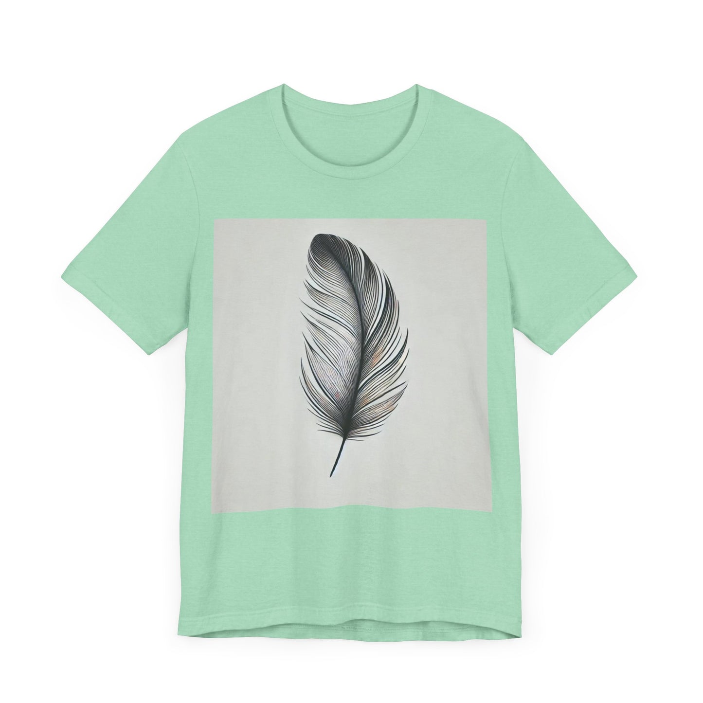 Solitary
Feather: Minimalist Line Art