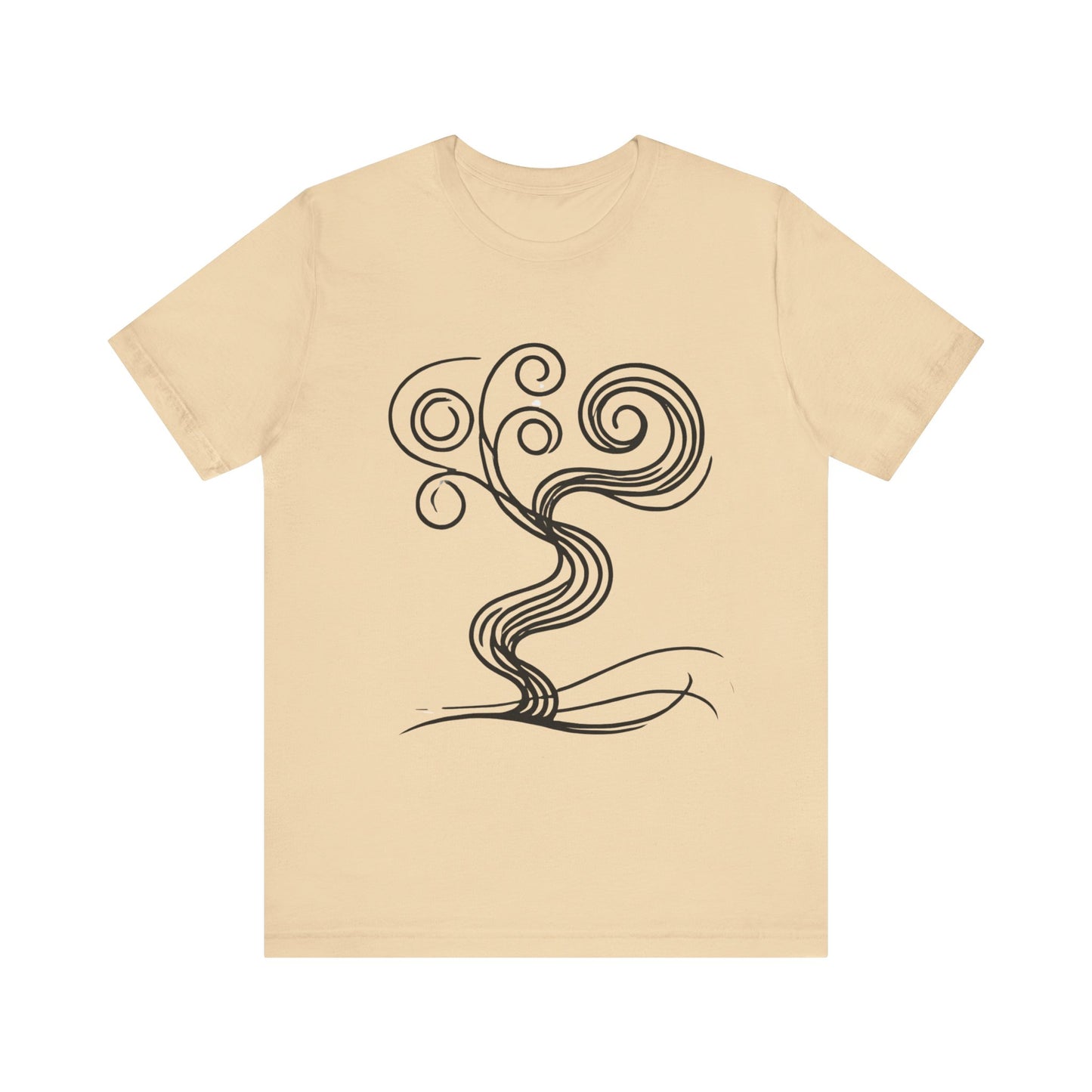 Twisted
Tree: Minimalist Line Art