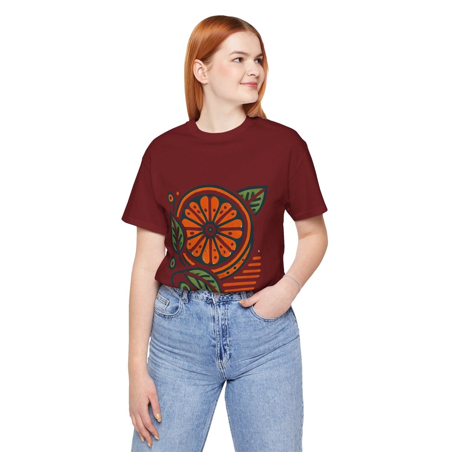 Citrus Slice: Floral Orange Vibe