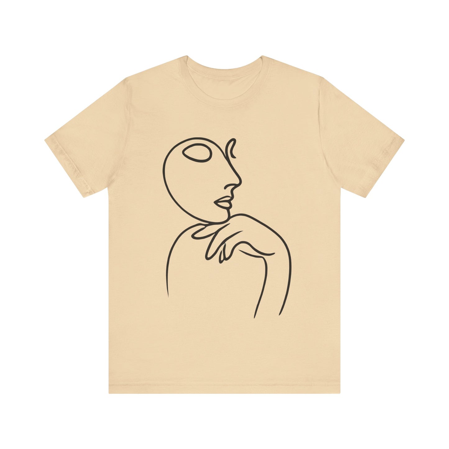 Contemplative
Face: Minimalist Line Art