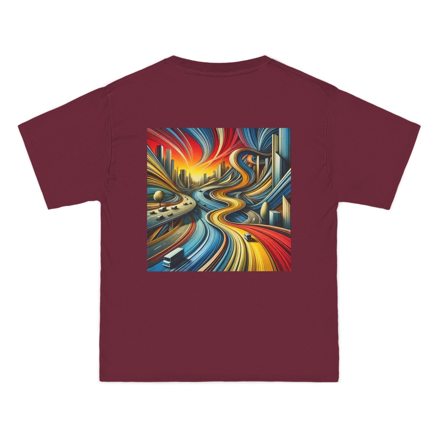Distorted
Landscape: Futurist Expressionism
