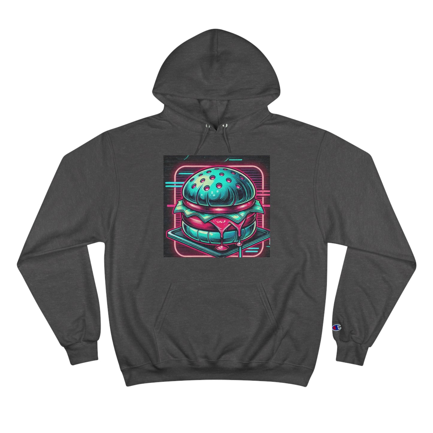 Neon-Lit
Burger: Cyberpunk Retro-futuristic
