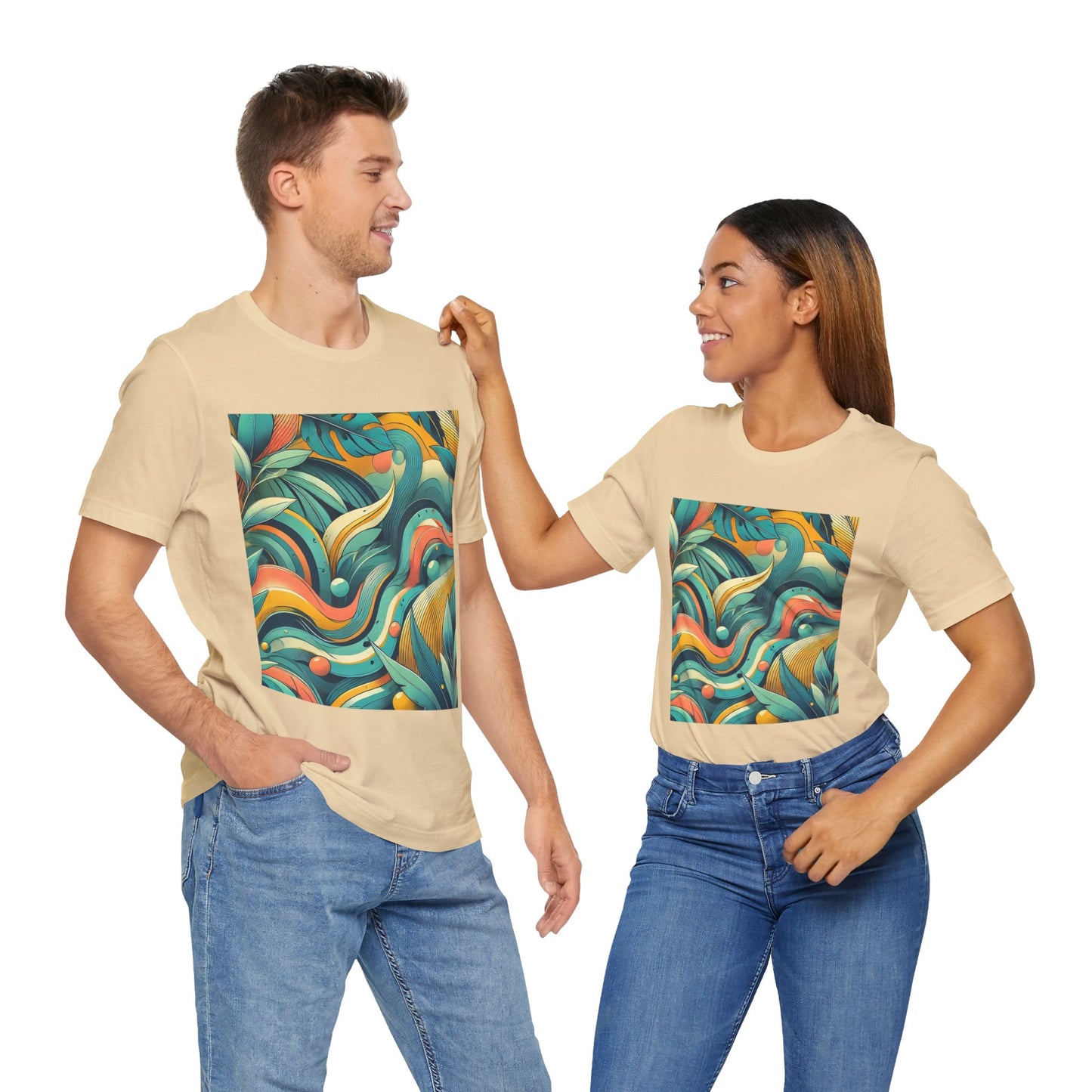 Abstract Waves: Tropical Vibe