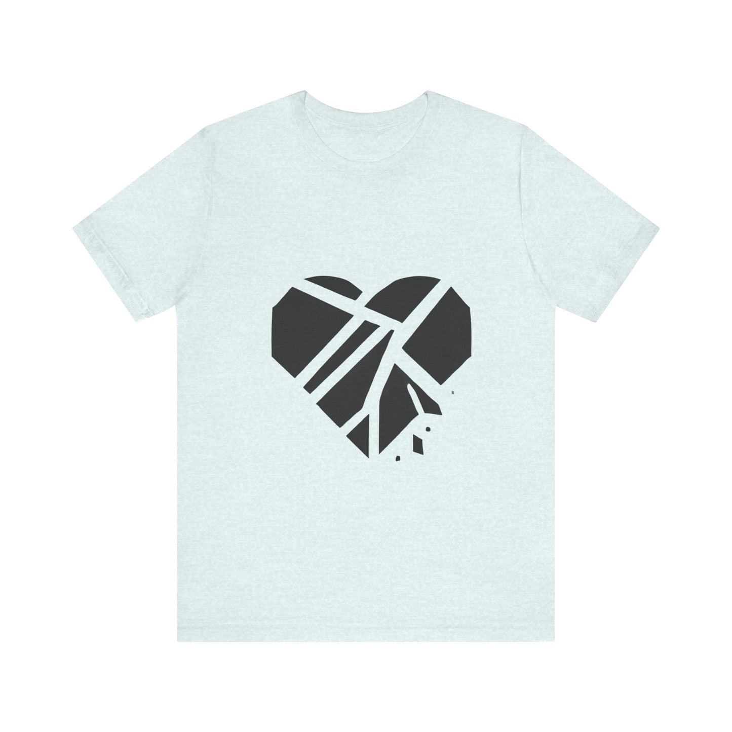 Shattered
Heart: Minimalist Line Art