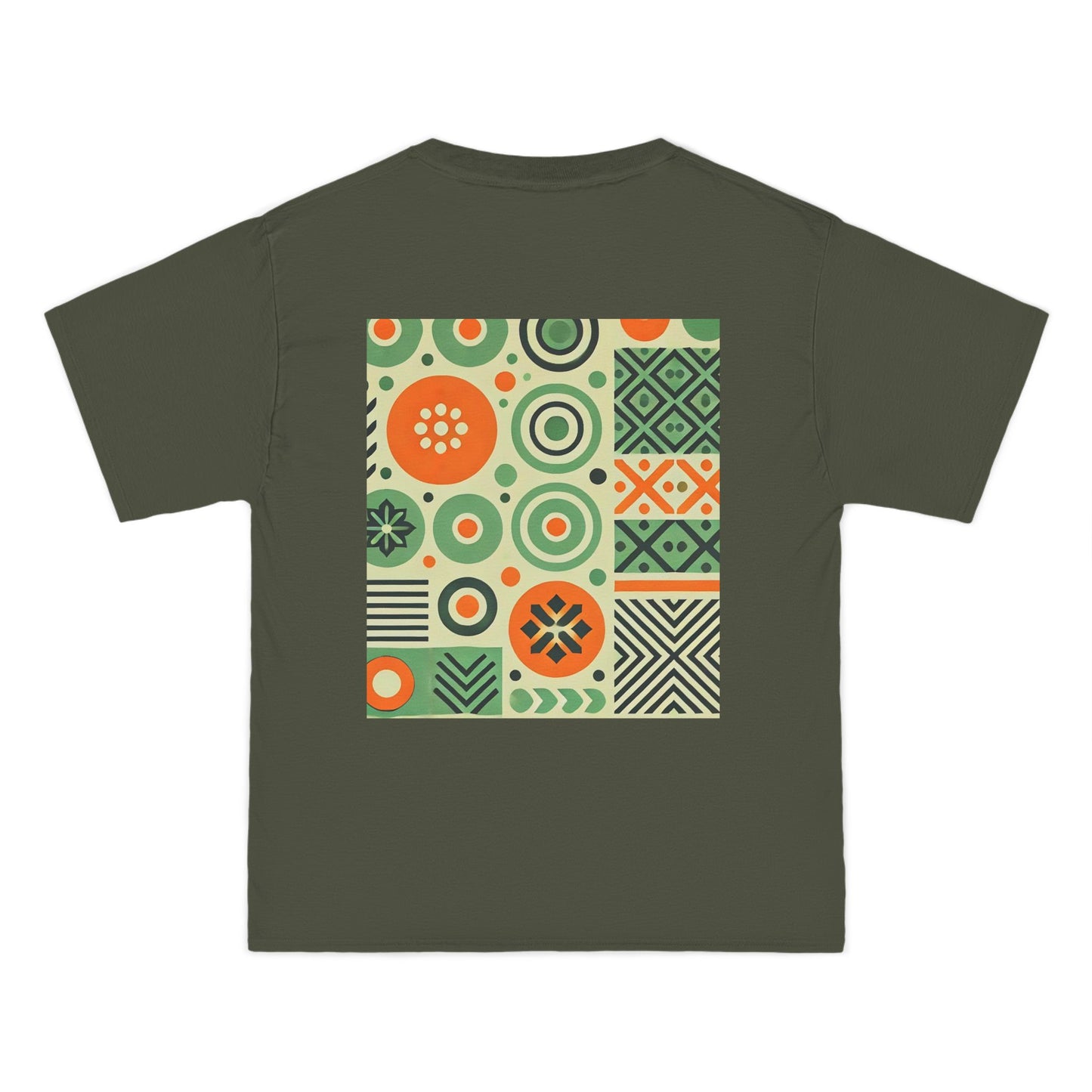 Geometric
Shapes: Floral Orange Vibe