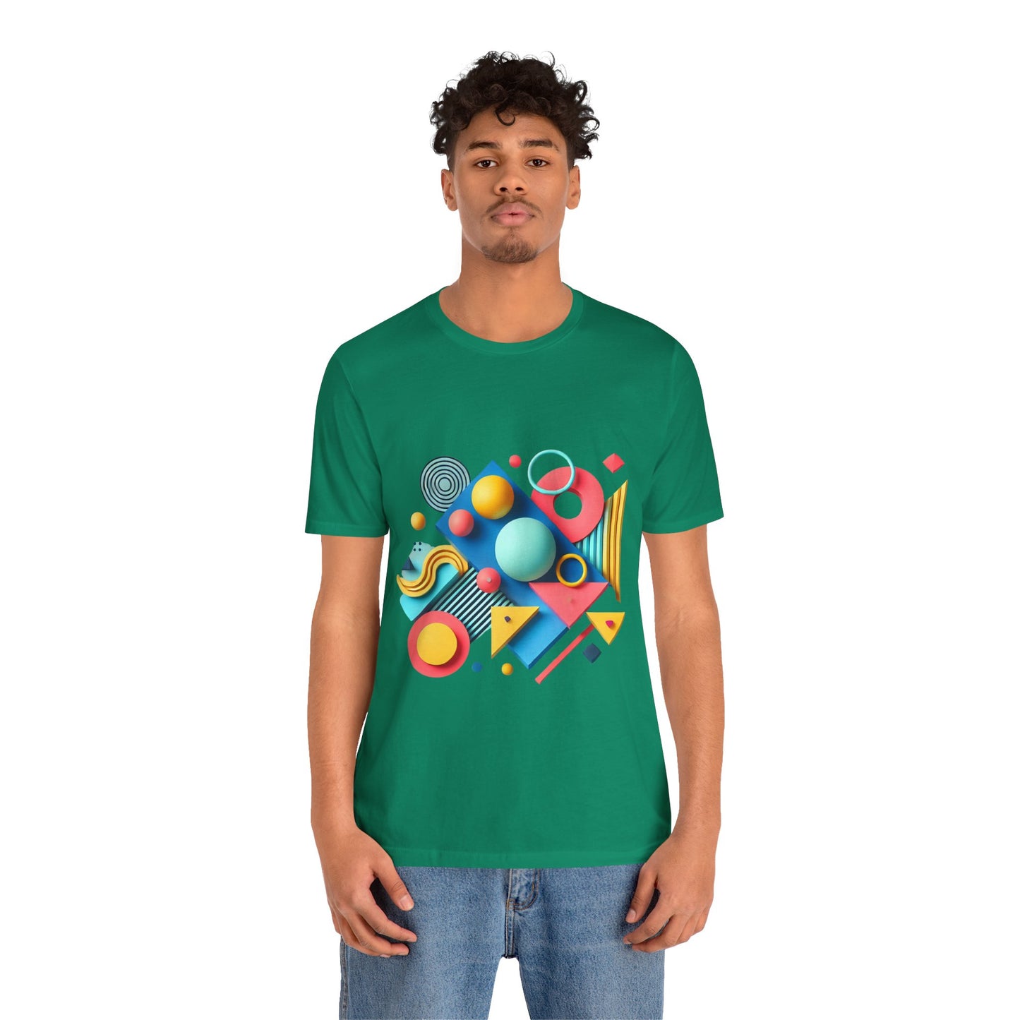 Abstract Geometric Shapes Design: Pop Surrealism