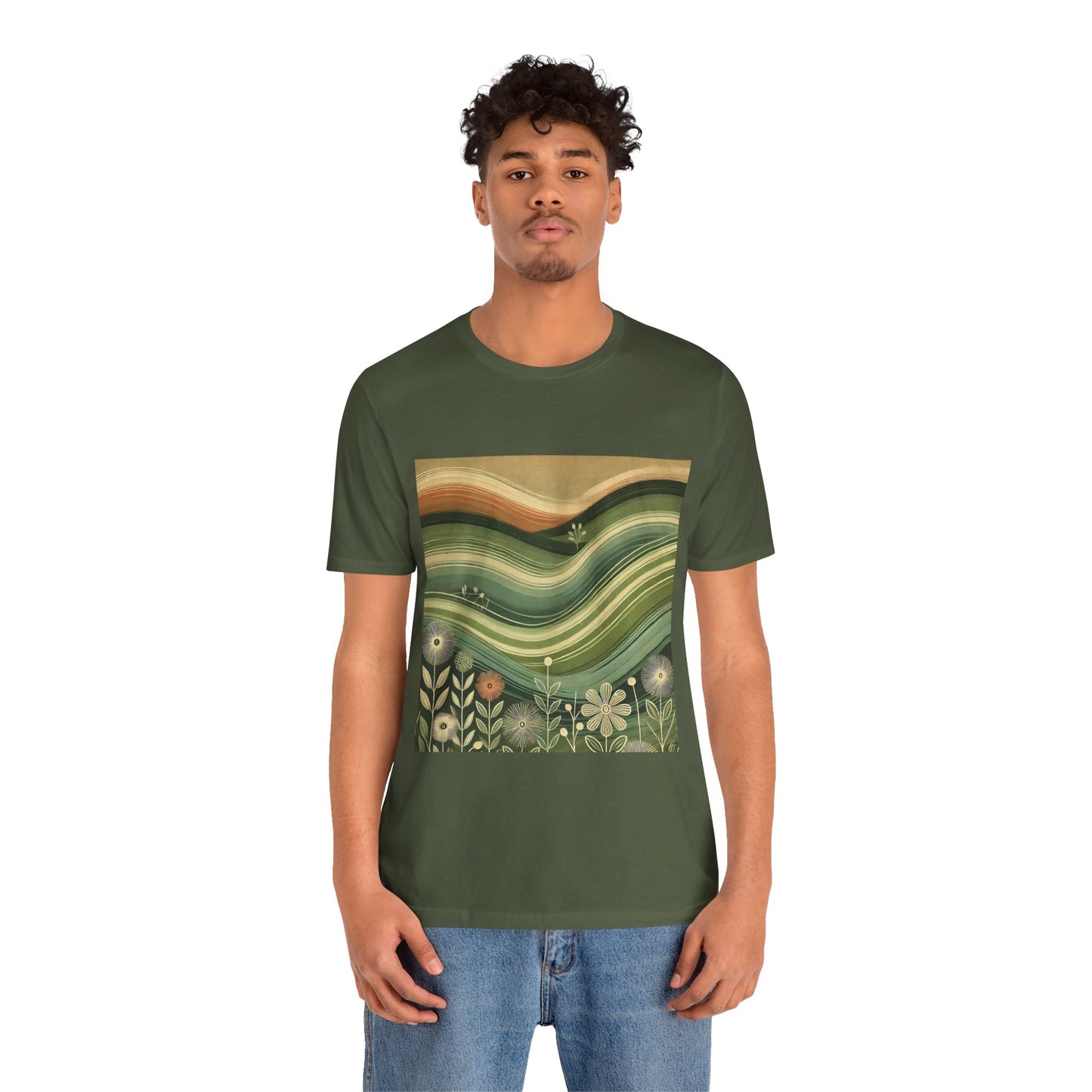 Rolling Hills: Floral Sepia