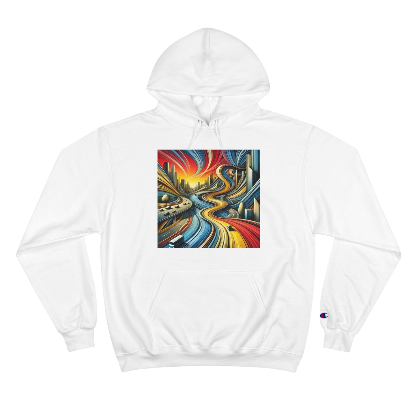 Distorted
Landscape: Futurist Expressionism
