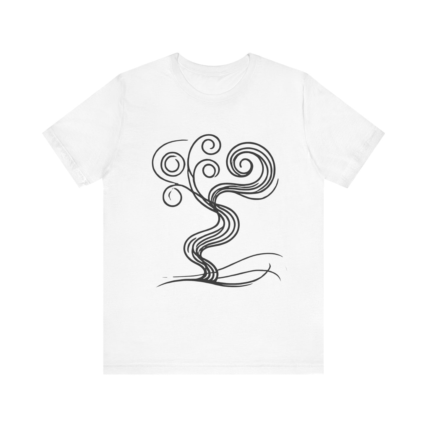 Twisted
Tree: Minimalist Line Art