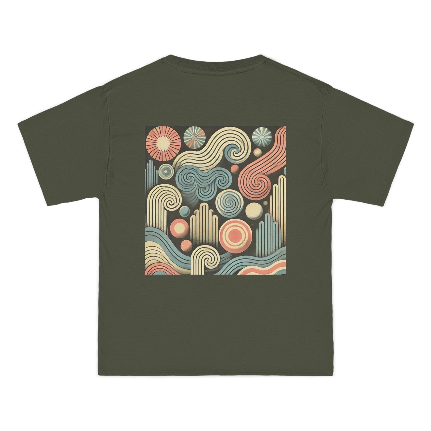 Abstract
Waves and Spirals: Groovy Retro