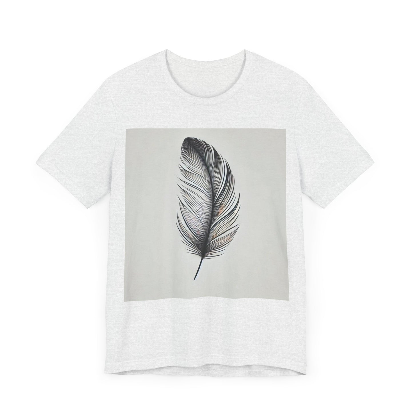 Solitary
Feather: Minimalist Line Art