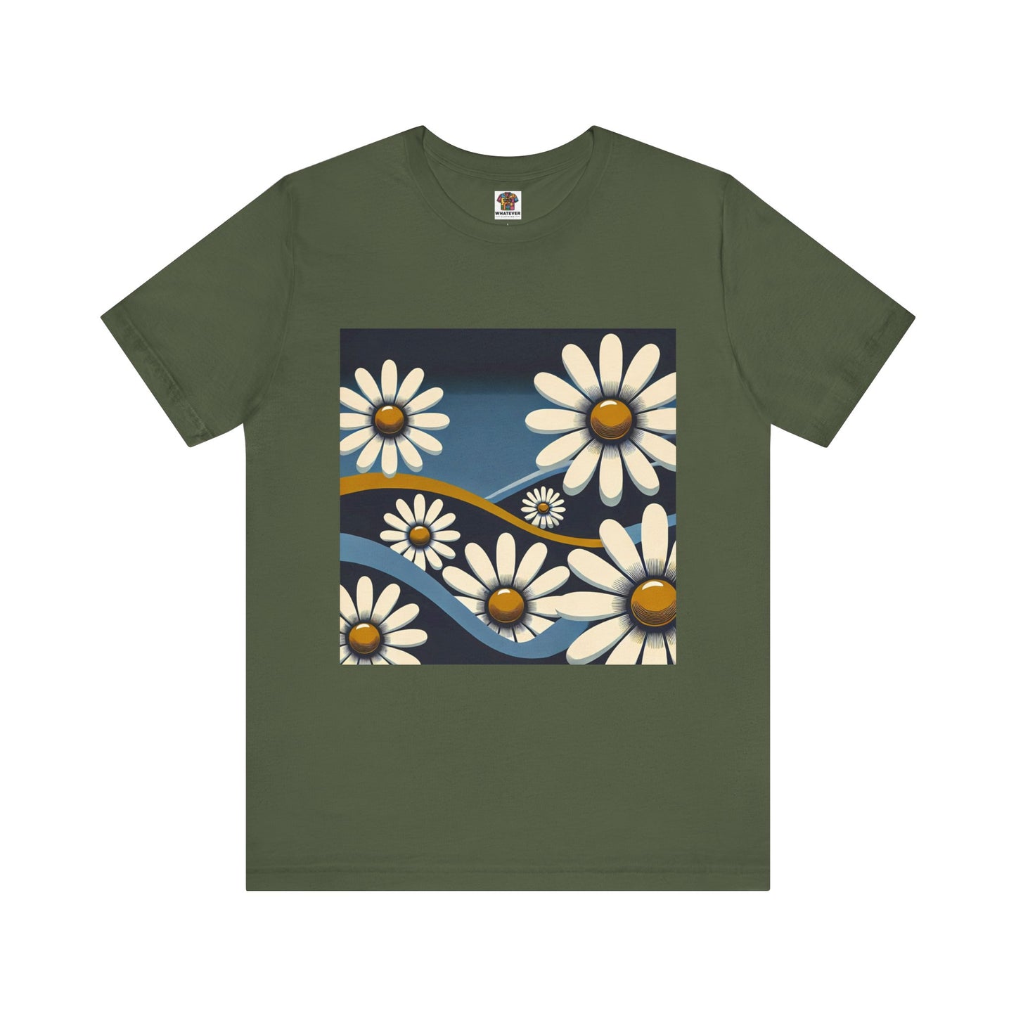 Daisy Landscape: Retro Pop-Art