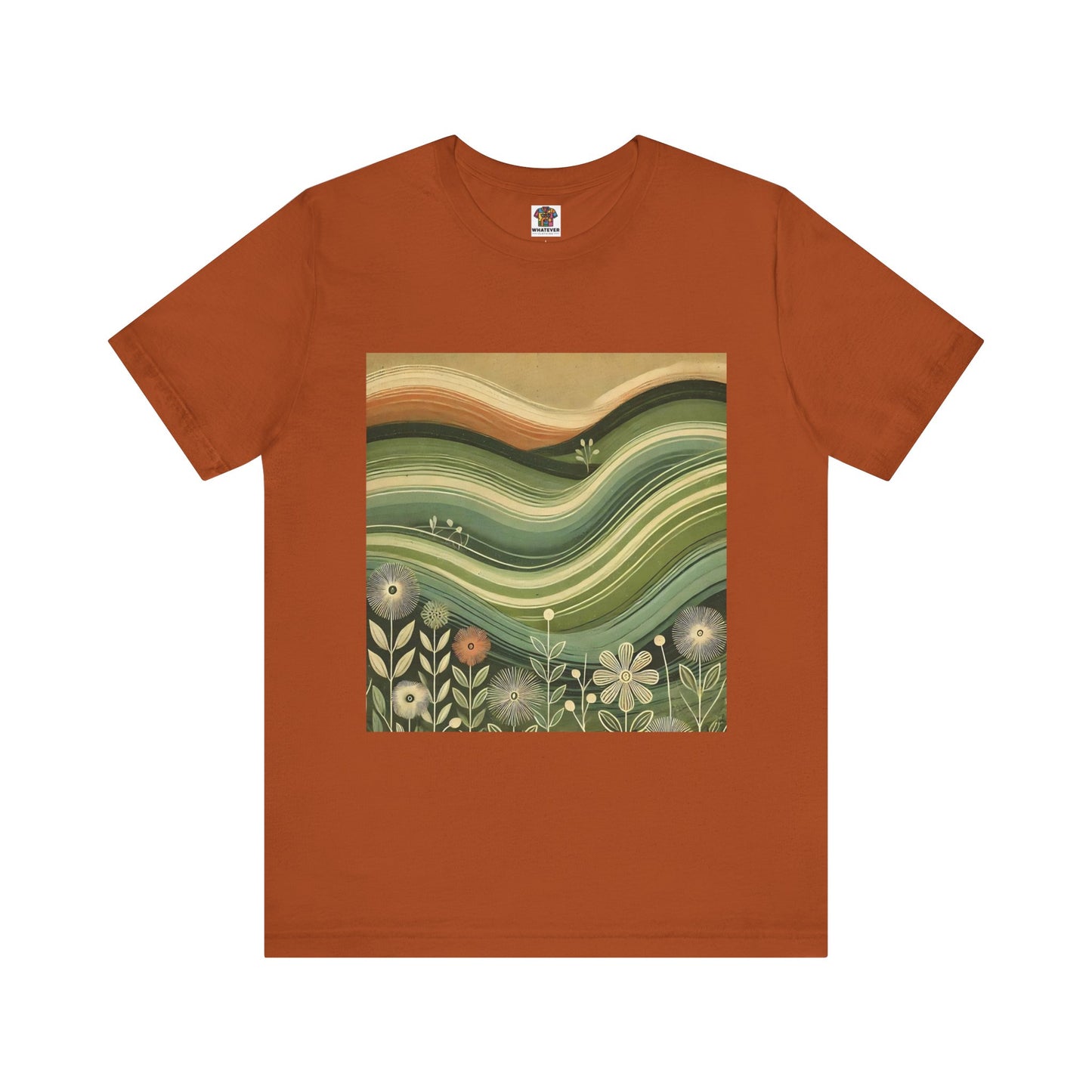 Rolling Hills: Floral Sepia