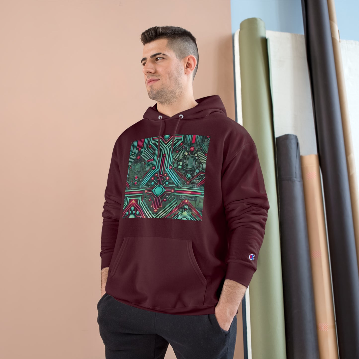 Patterned
Background: Cyberpunk Retro-futuristic