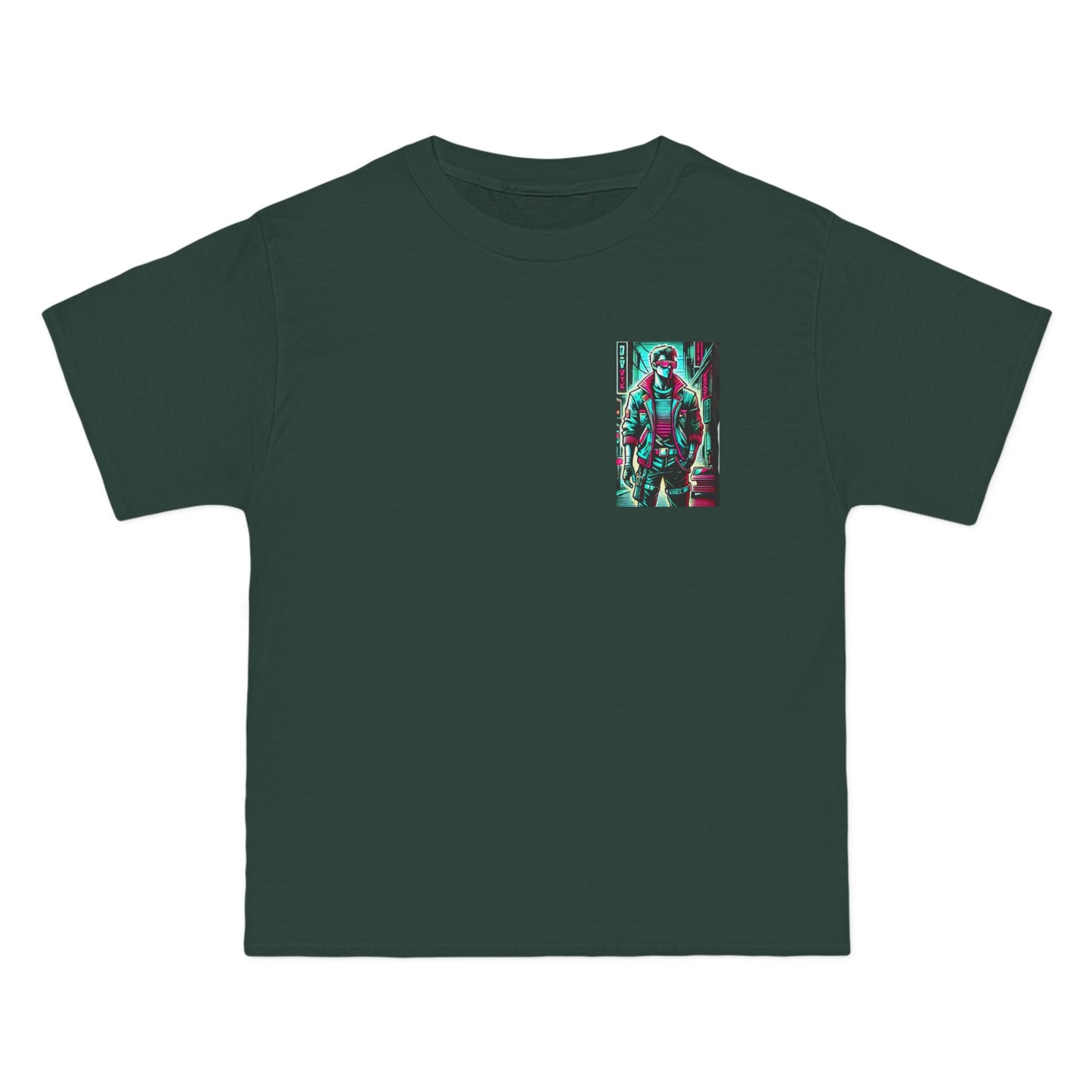 Stylized
Human Figure: Cyberpunk Retro-futuristic