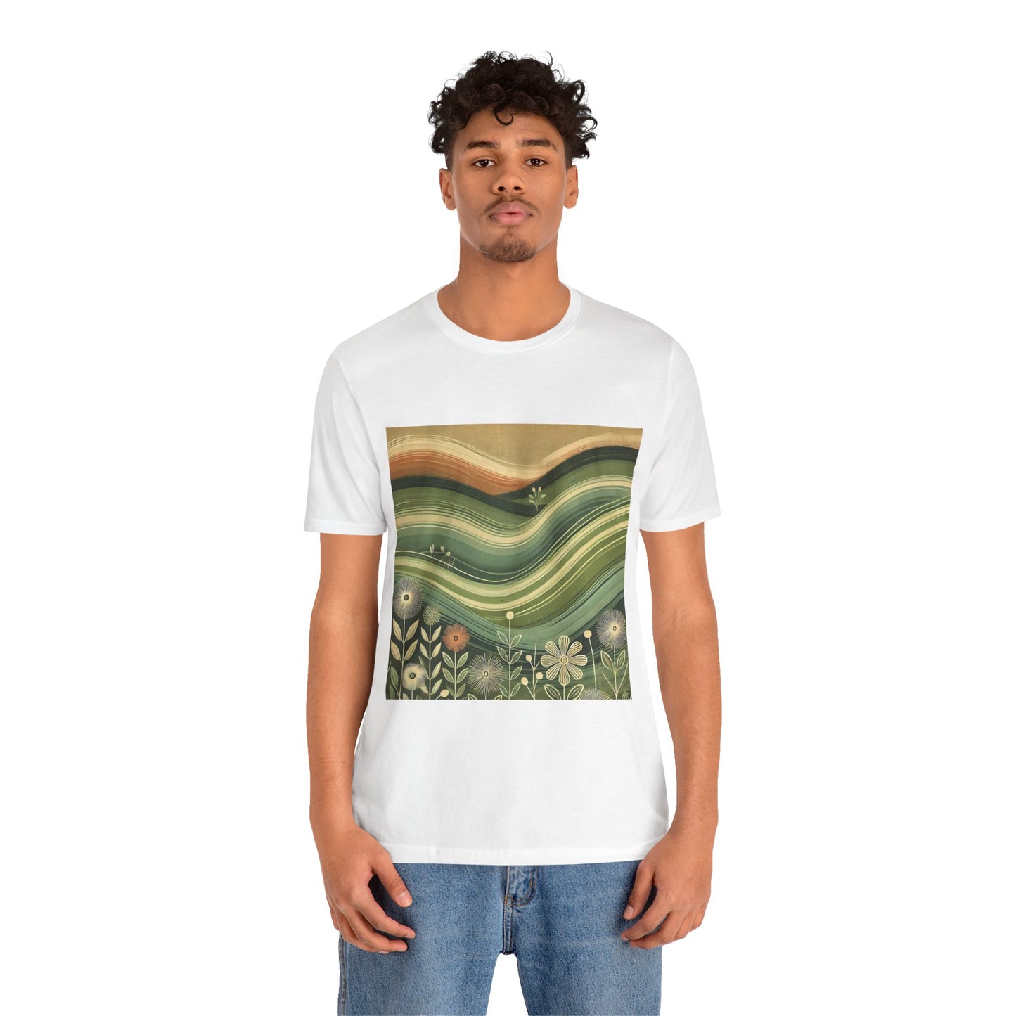 Rolling Hills: Floral Sepia