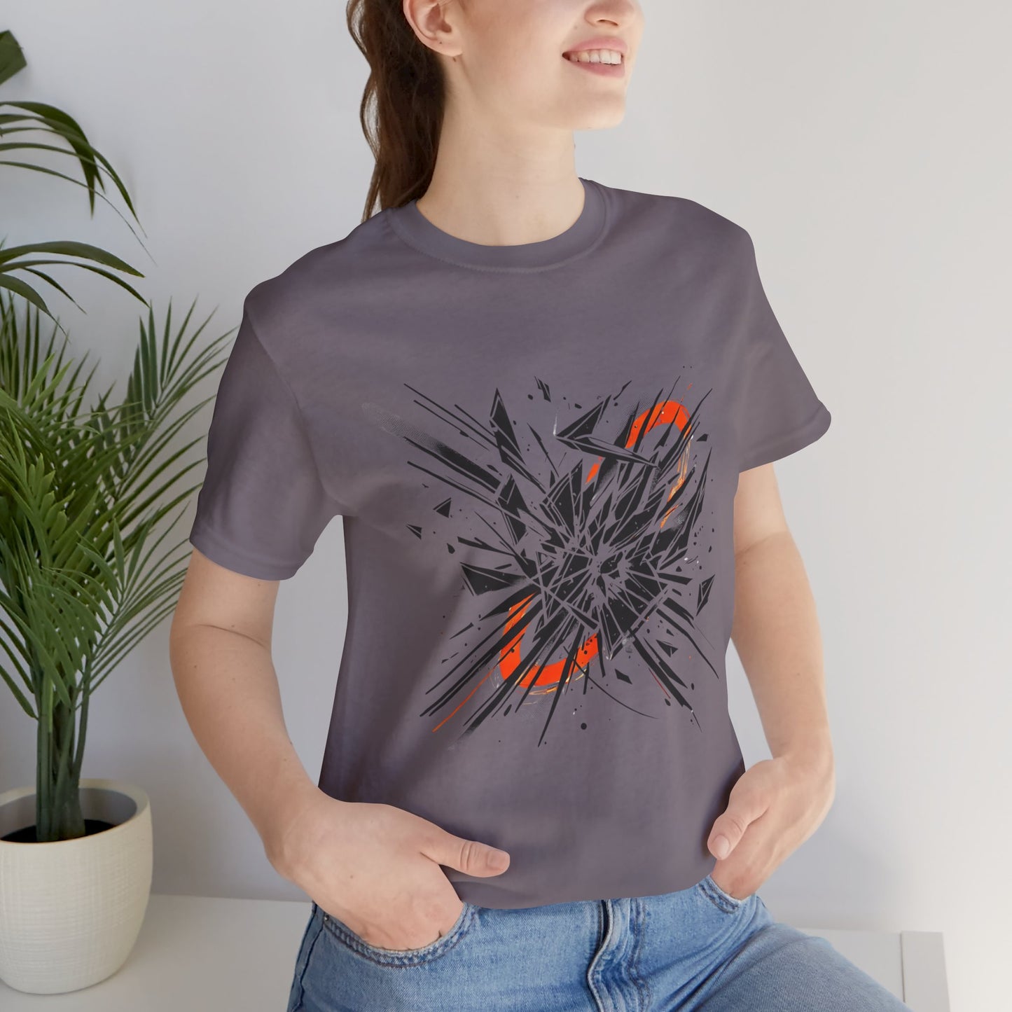 Shattered Glass: Pop Art Minimalistic