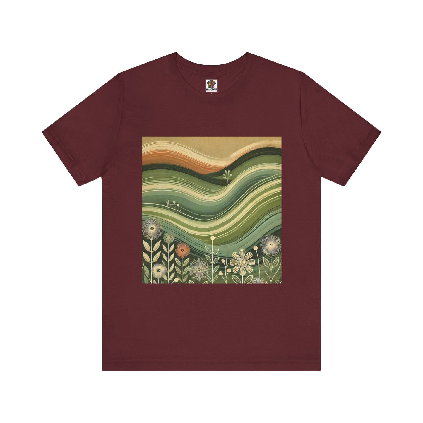 Rolling Hills: Floral Sepia