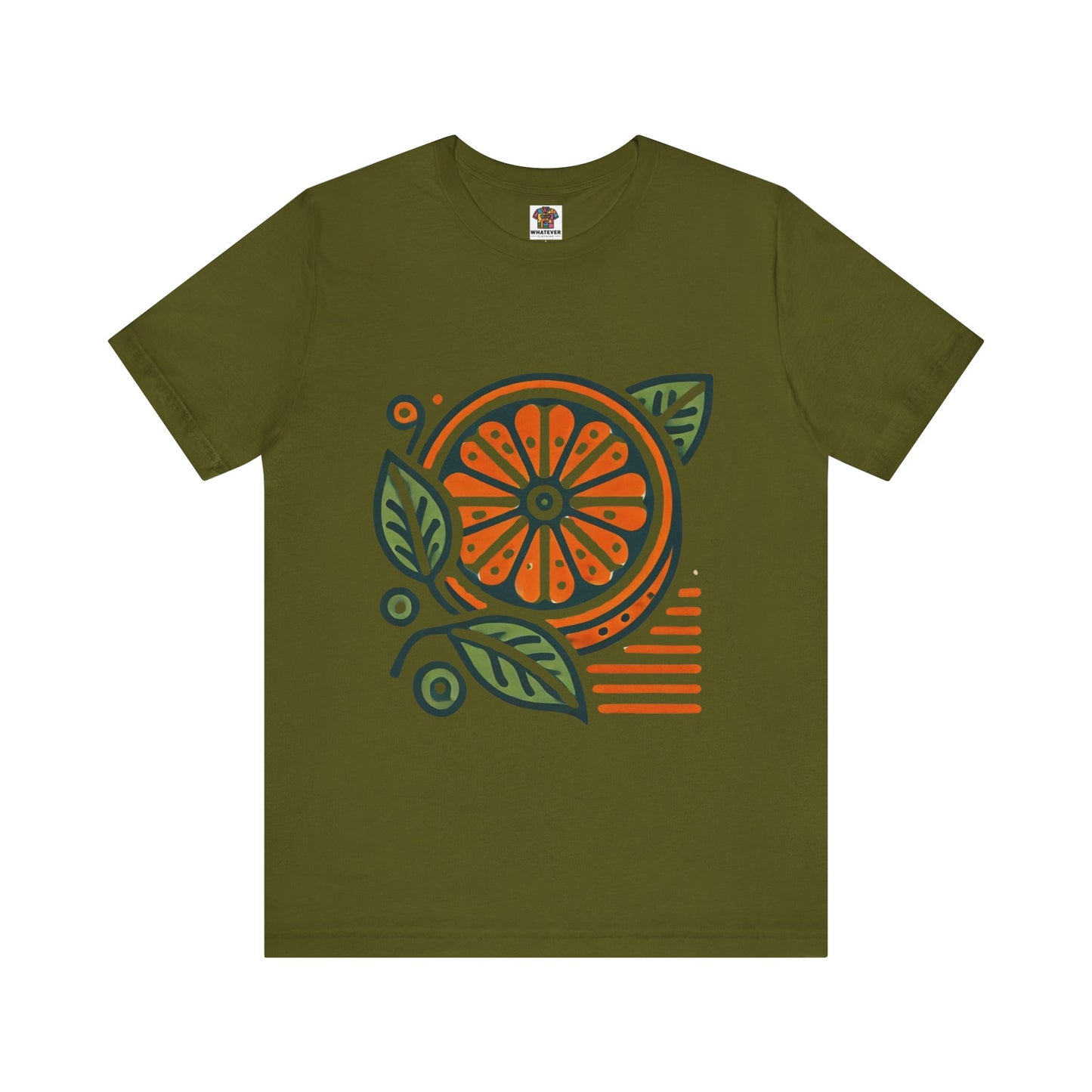 Citrus Slice: Floral Orange Vibe