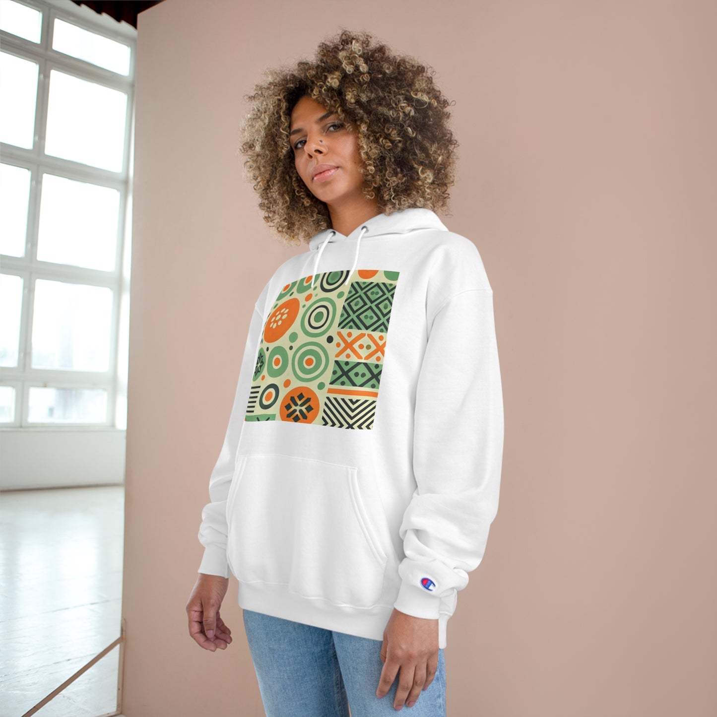 Geometric
Shapes: Floral Orange Vibe
