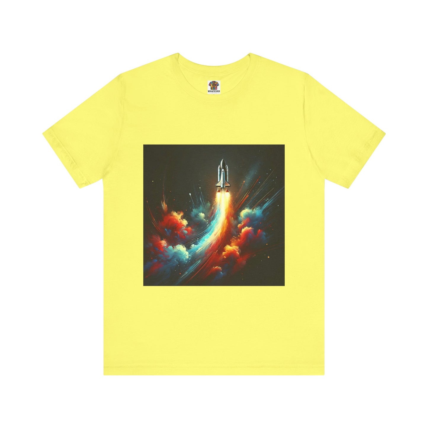 Space Rocket Launch: Abstract Splash