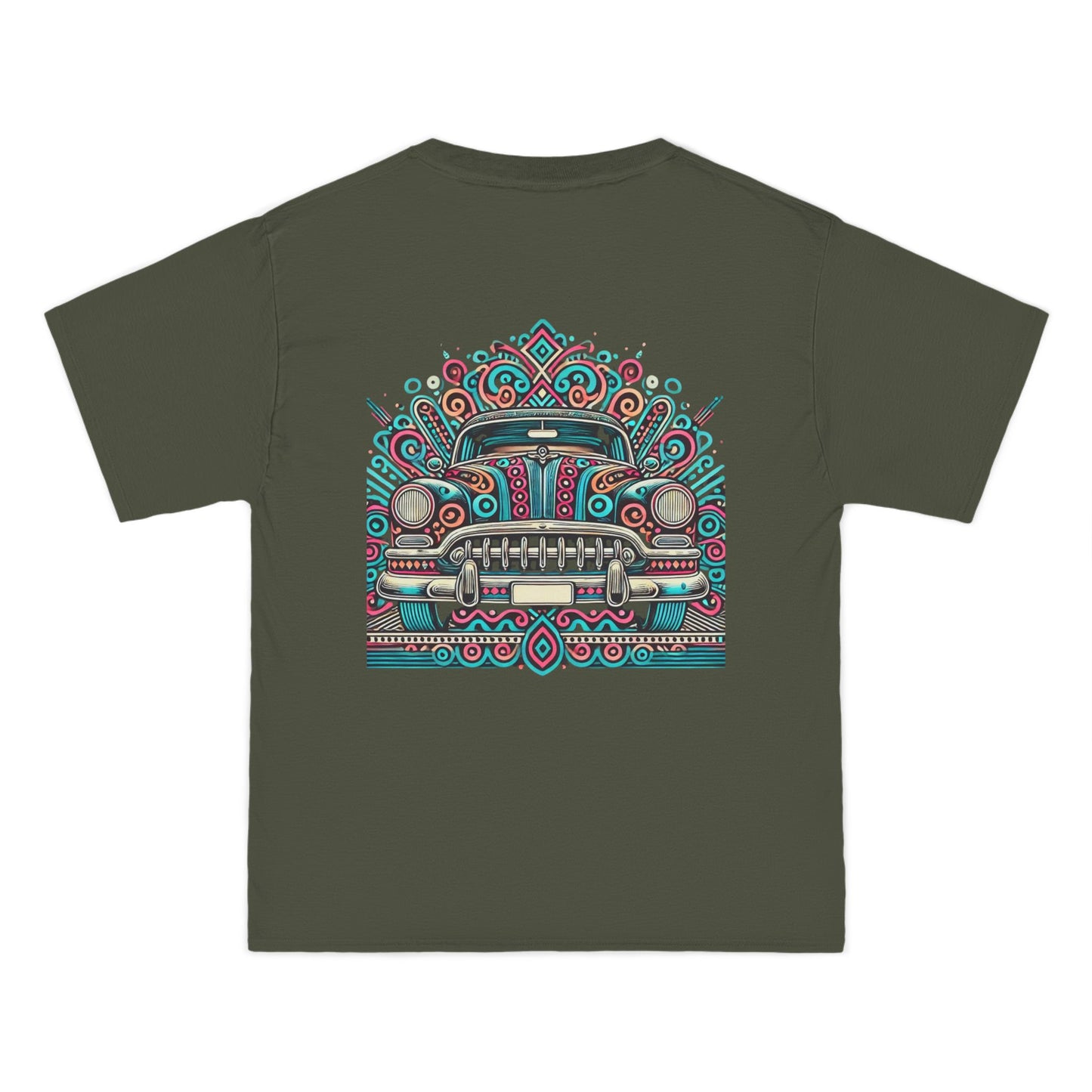 Stylized
Vintage Car: Ethnic Boho Vibes