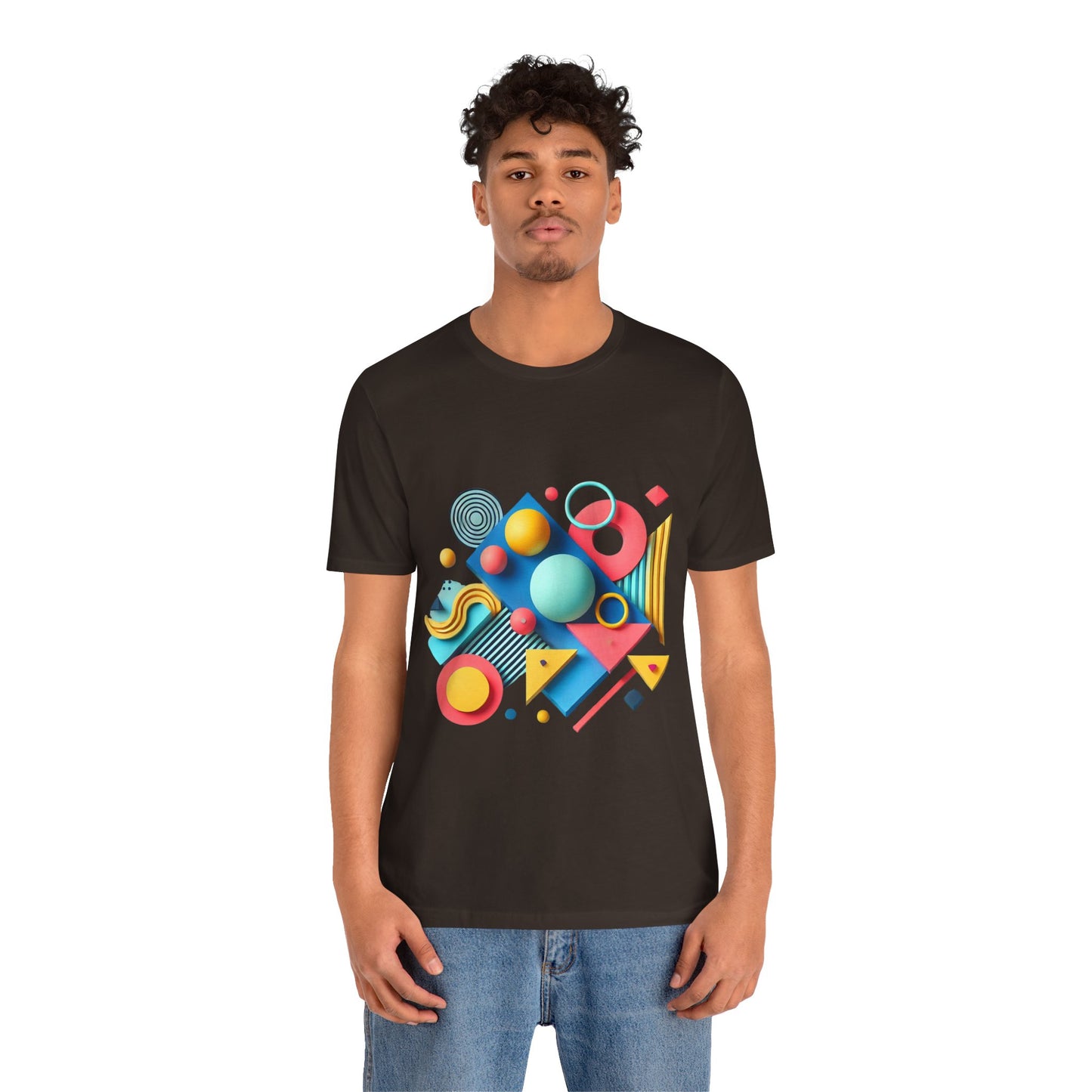 Abstract Geometric Shapes Design: Pop Surrealism