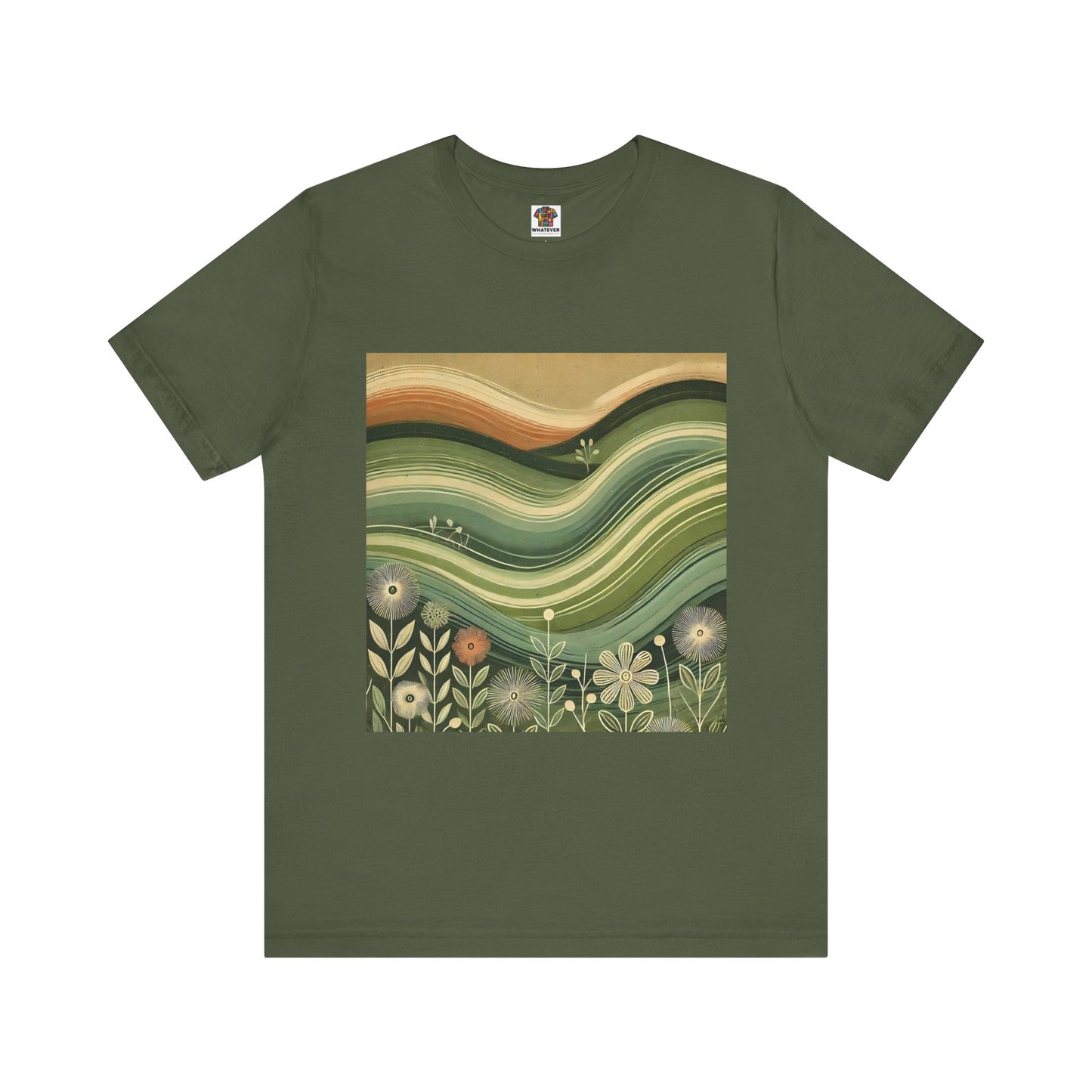 Rolling Hills: Floral Sepia