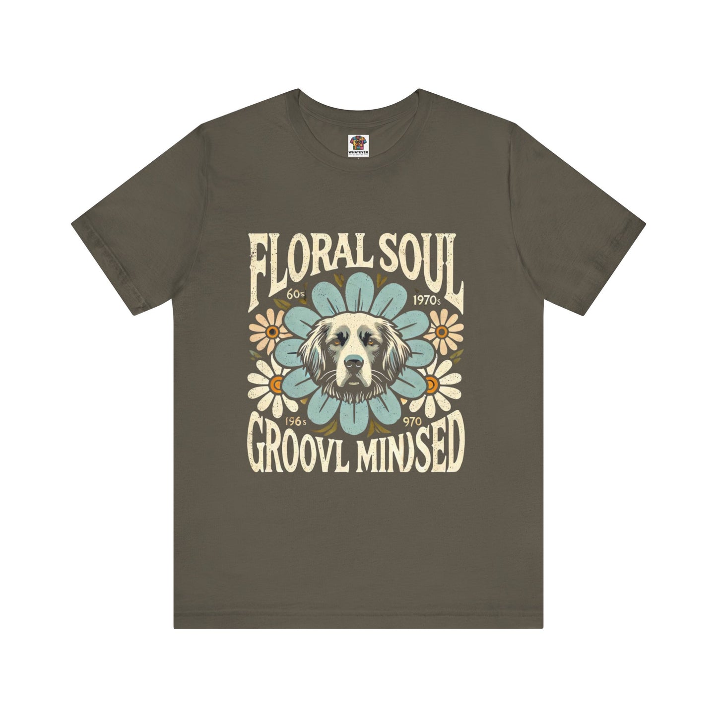 Stylized Vintage Dog: GROOVY Retrozip
