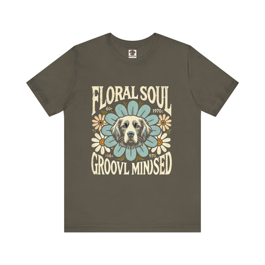 Stylized Vintage Dog: GROOVY Retrozip