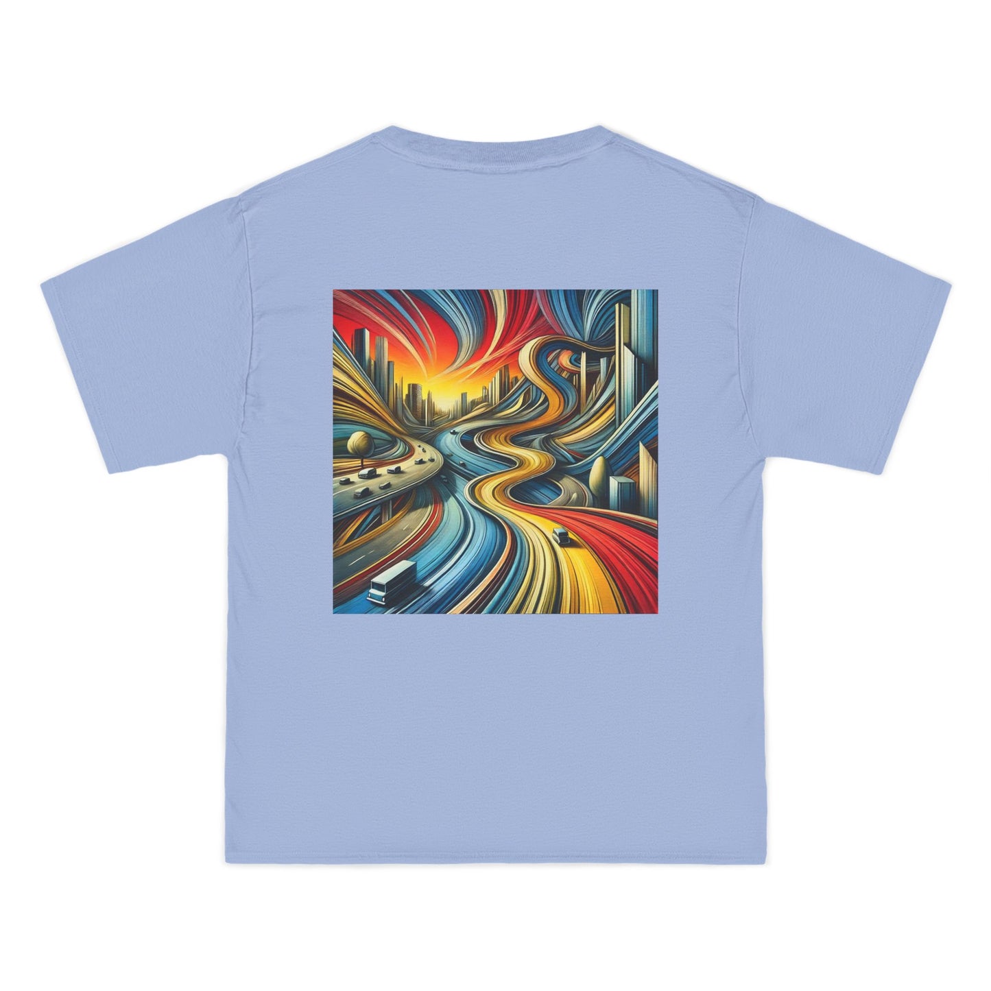 Distorted
Landscape: Futurist Expressionism