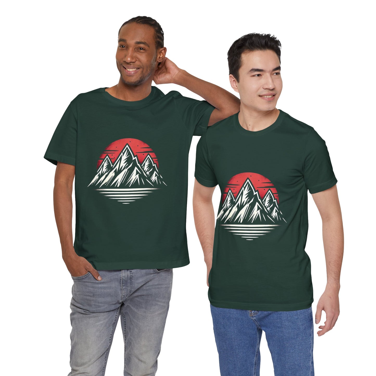 Mountain Silhouette: Gothic Streetwear