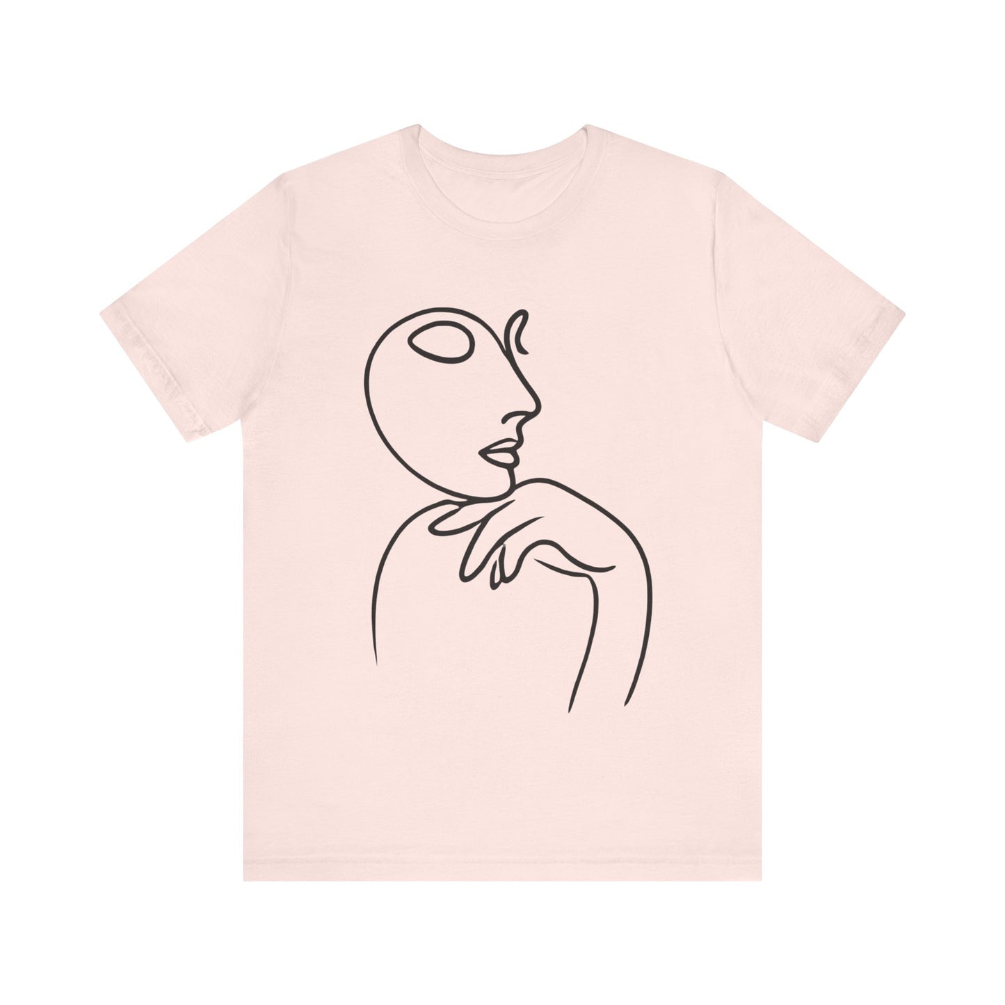 Contemplative
Face: Minimalist Line Art