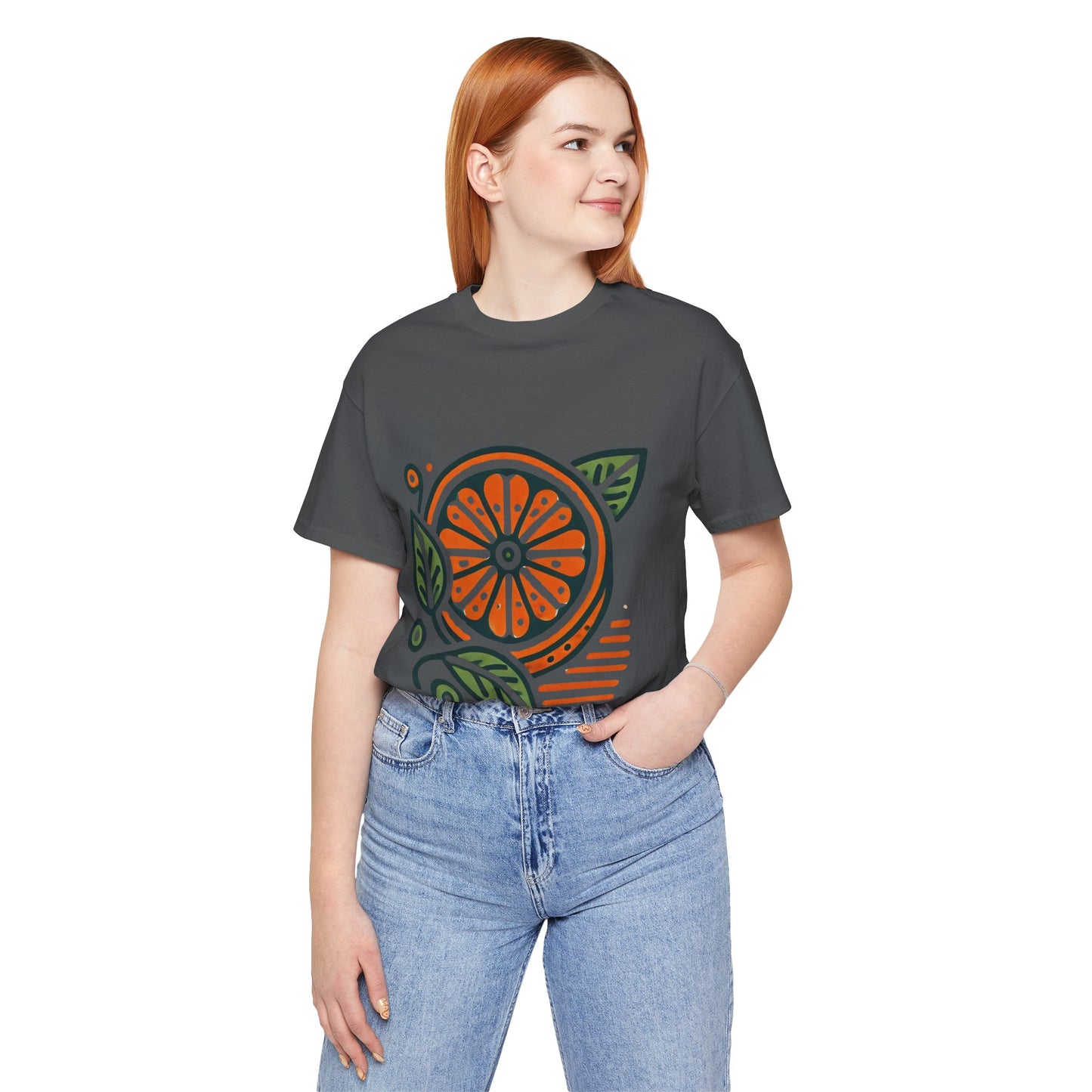 Citrus Slice: Floral Orange Vibe