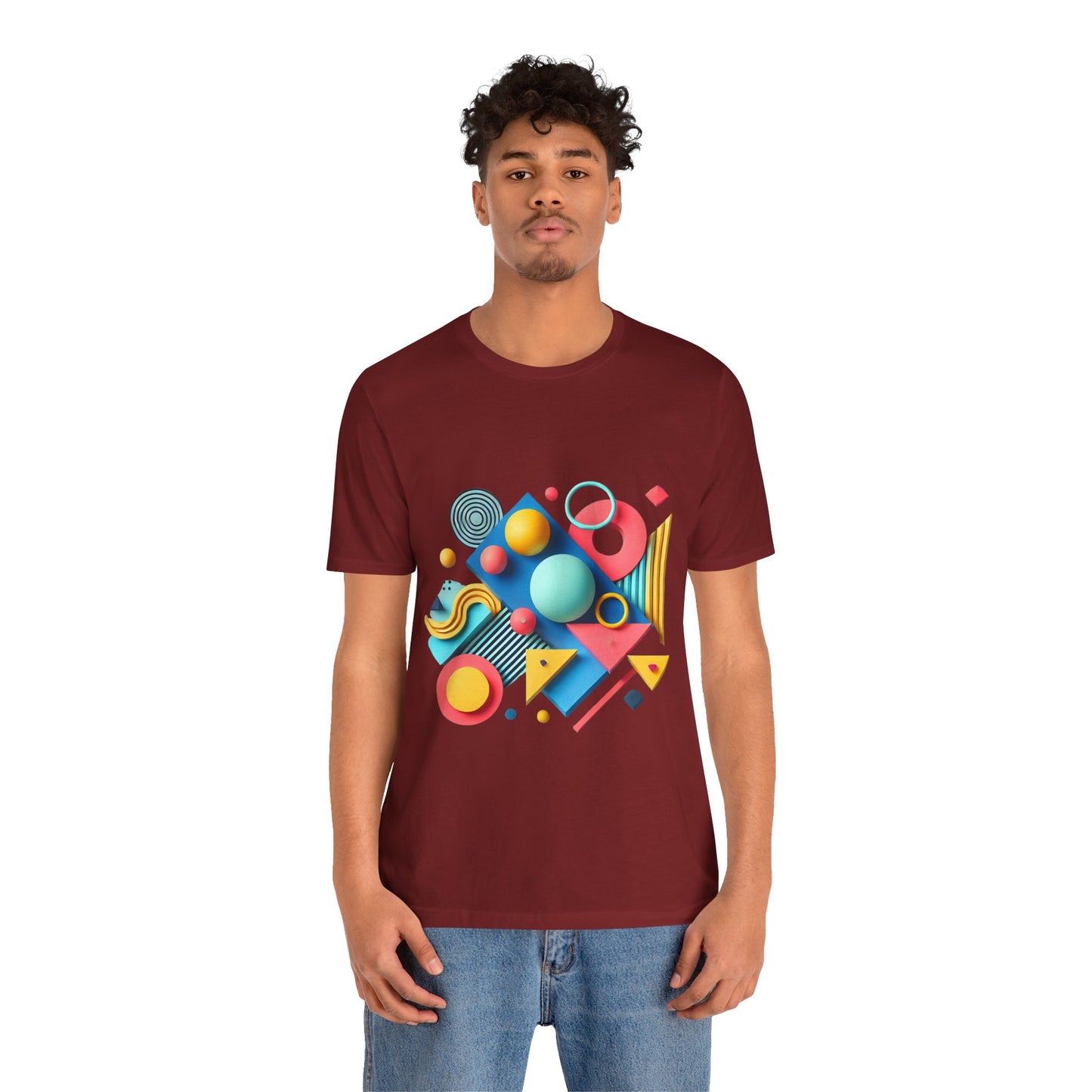 Abstract Geometric Shapes Design: Pop Surrealism