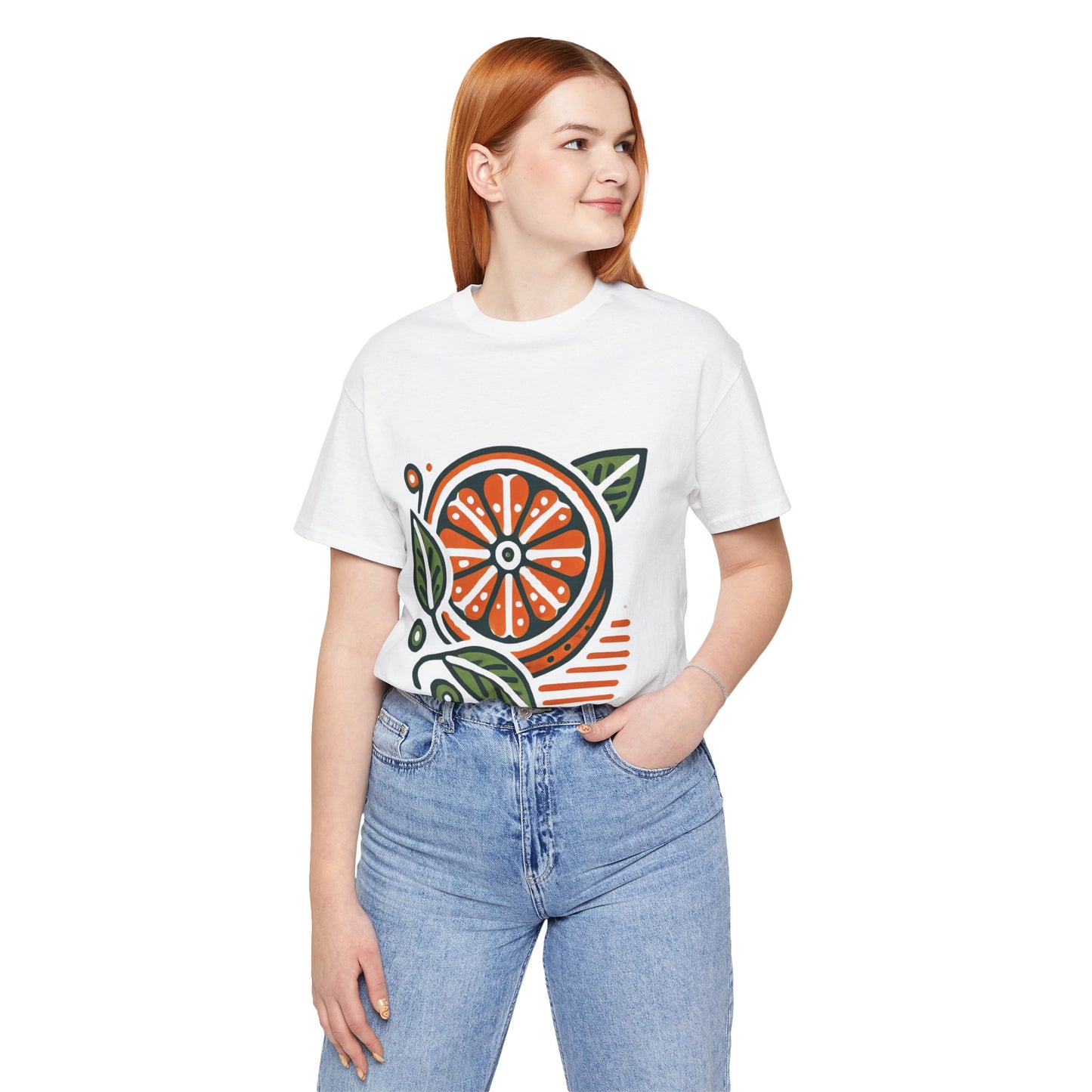 Citrus Slice: Floral Orange Vibe