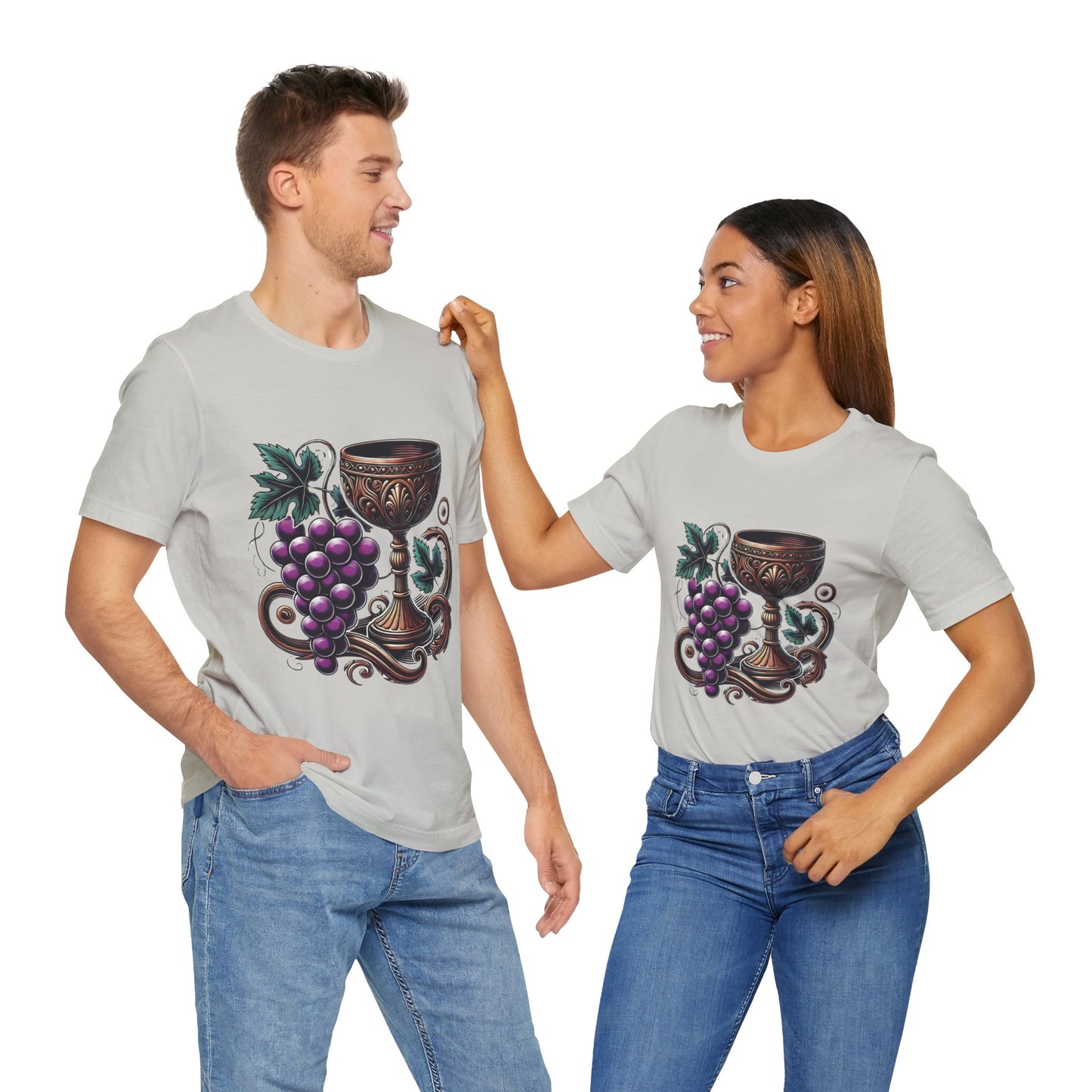 Grapes and Goblet: Classical Elegance
