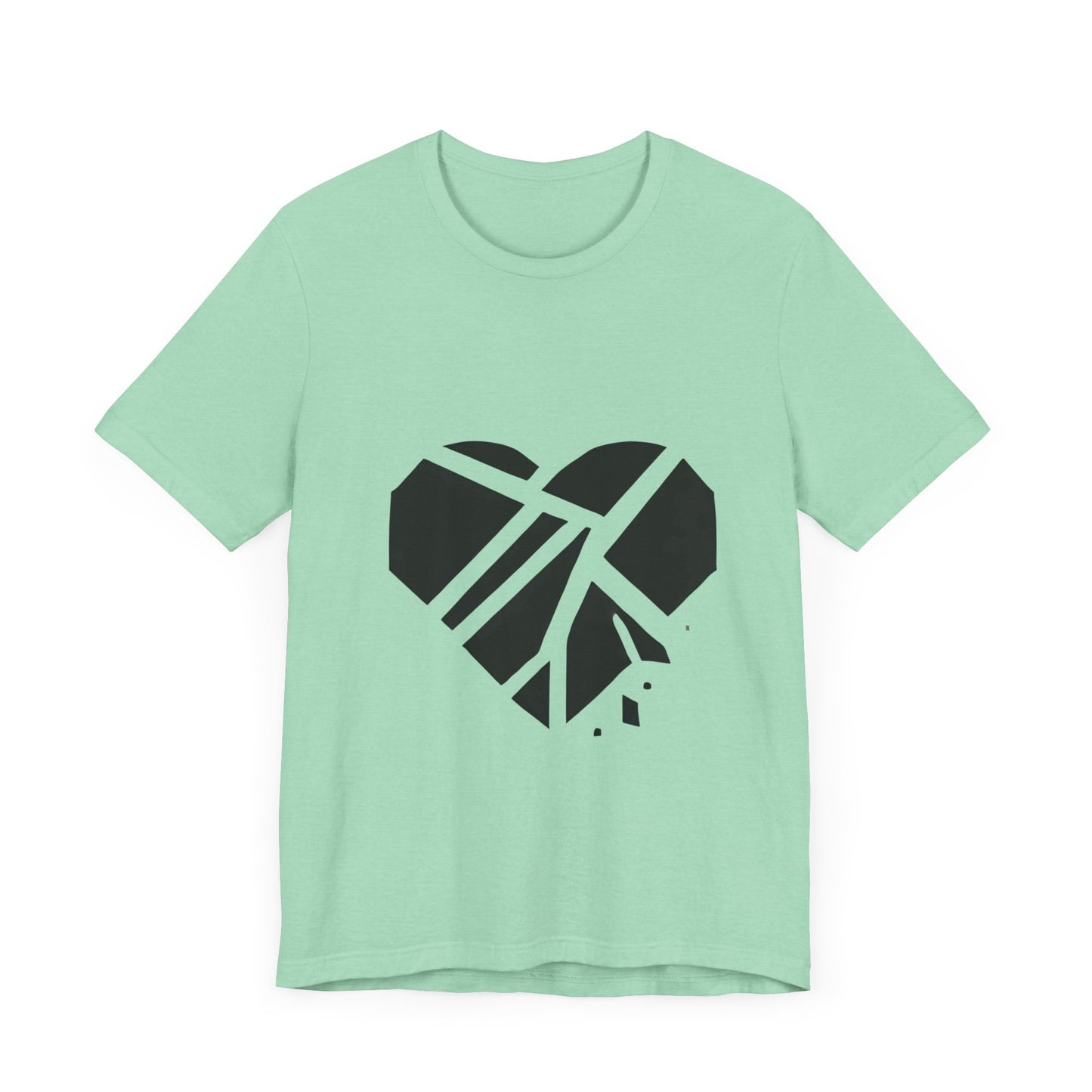 Shattered
Heart: Minimalist Line Art